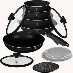 Súprava kuchynského riadu Matte Black, 13 ks