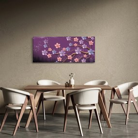 Obraz - Jarný súmrak (120x50 cm)