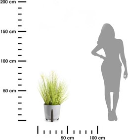 Květináč MOSS ECO 25,5x25,3 cm šedý beton