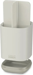 Béžový plastový stojan na zubné kefky EasyStore – Joseph Joseph