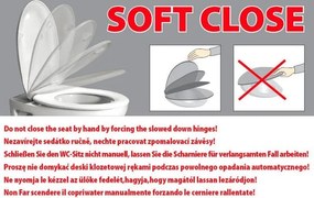 Isvea INFINITY WC sedátko, SLIM, odnímateľné, Soft Close, biela 40KF0200I-S