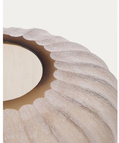 Béžová sklenená váza (výška 27 cm) Lumia – Kave Home