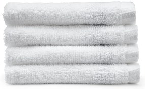 Biele rýchloschnúce bavlnené uteráky v súprave 4 ks 30x30 cm Quick Dry – Catherine Lansfield