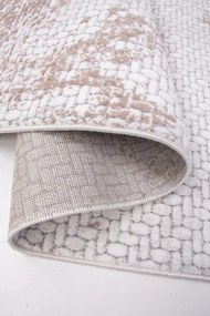 Koberec BUTIK 321 krémový / hnedý