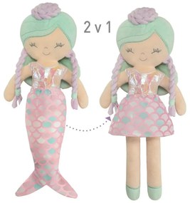 DeCuevas 20141 Plyšová bábika 2v1 OCEAN FANTASY - 36 cm