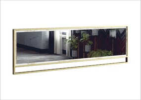 Zrkadlo Poppy (Zlatá + Biela). Vlastná spoľahlivá doprava až k Vám domov. 1072136