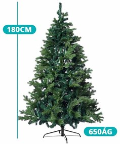 3D umelý stromček s kovovým stojanom, rôzne veľkosti-180 cm