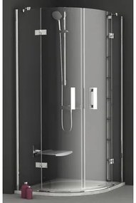 Sprchový kút RAVAK Smartline SMSKK 4-90 chróm+transparent dvojkrídlové dvere 3S277A00Y1