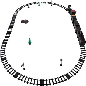 Ramiz Retro dopravná železnica so svetelnou, zvukovou a dymovou funkciou 172cm