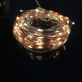 Bezdoteku LEDSolar 100 vianočné solárne reťaz teplá biela, IPRO, 2W, teplá biela