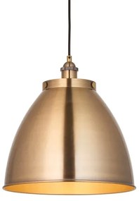 Endon 98744 - Závesné svietidlo na lanku FRANKLIN 1xE27/10W/230V mosadz