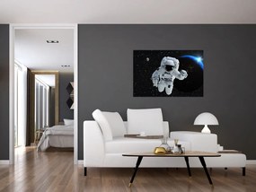 Obraz - Astronaut vo vesmíre (90x60 cm)