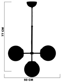 Biele/v zlatej farbe závesné svietidlo so skleneným tienidlom ø 15 cm Seagull – Squid Lighting
