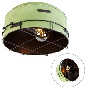Priemyselné stropné svietidlo zelené 35 cm - Barril