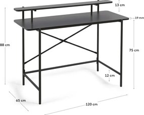 Pracovný stôl 64,5x120 cm Galatia – Kave Home