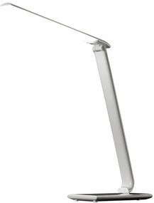 Solight WO37-W Stolná lampička LED 12W, 3000K-6000K, 700lm, IP20, biely lesk, USB, stmievateľná