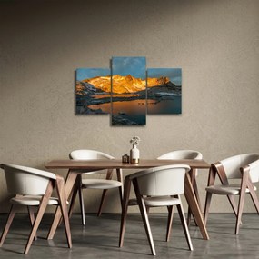 Obraz vysokohorskej krajiny (90x60 cm)