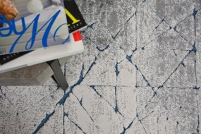Kusový koberec ACRYLOVY YAZZ 6076 svetlosivý / tmavosivý