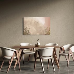 Obraz - Ružový spln (90x60 cm)