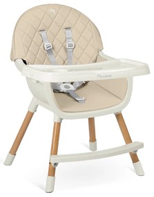 Stolička na kŕmenie Nukido Lilo, béžová 700703