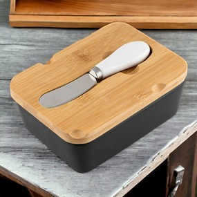 Florina Dóza na maslo s nožíkom Adria, čierna