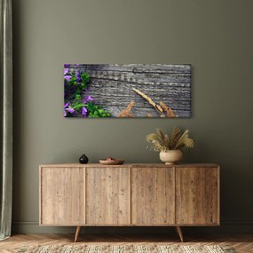 Obraz - lúčne kvety (120x50 cm)