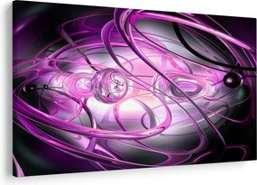 Obraz krásnej fialovej abstrakcie (90x60 cm)