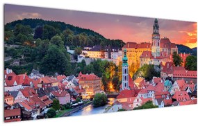 Obraz - Český Krumlov (120x50 cm)