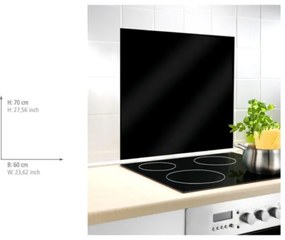 WENKO 53881100 - Zástena BLACK 60x70 cm čierna