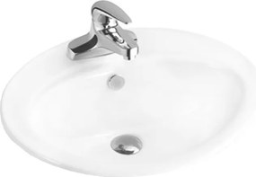 Mexen Selma umývadlo zapustené do dosky 56 x 46 cm, biele - 25085600