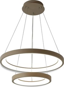 BRILAGI - LED stmievateľný luster na lanku FALCON SLIM LED/68W/230V pr. 50 cm béžová + DO