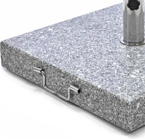 Garthen 1502 Stojan na slnečník - žula / nerezová oceľ, 50 kg