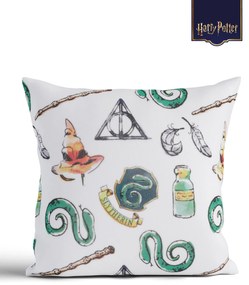 Obliečka na vankúš mikroplyš Harry Potter 40 × 40 cm - Slizolin