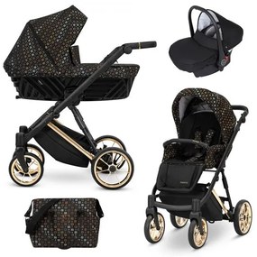 Kočík Kunert Ivento Premium 3v1 - black style