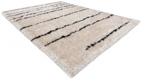 Koberec FLUFFY 2371 shaggy paski - krém / antracit