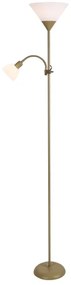Brilagi - Stojacia lampa ARIANA 1xE27/100W/230V + 1xE14/25W zlatá