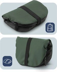 Cestovný podsedák MOSH Kamper light tmavá khaki / čierna