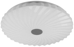 CLX Moderné prisadené LED osvetlenie ROMUS, 24W, teplá biela-studená biela, 38,5 cm, okrúhle