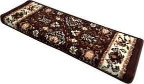 Sintelon Nášľapy na schody Practica hnedý obdĺžnik, samolepiaci - 24x66 obdélník (rozměr včetně ohybu)