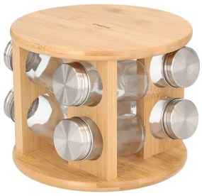 Sada 8 koreničiek BAMBOU na otočnom stojane ALL 975824