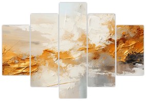 Obraz - Zlatá textúra (150x105 cm)
