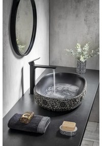 Sapho - Umývadlo na dosku PRIORI 60x40 cm keramika/čierna/modrá