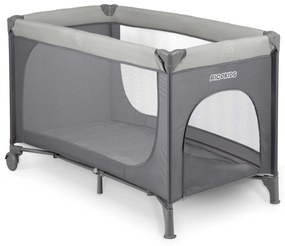 Ricokids Cestovná postieľka + matrac + taška125 x 65 x 78 cm RK-240 svetlosivá