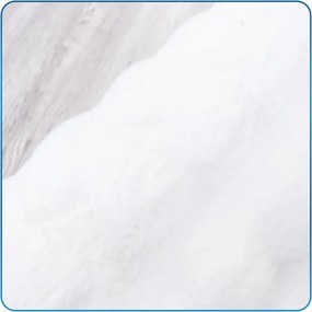 Koberec Rabbit Bubble biely kruh