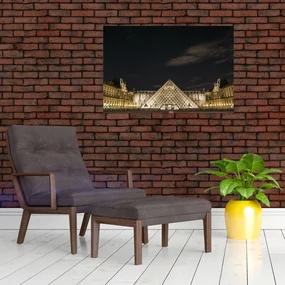 Obraz - Louvre v noci (90x60 cm)