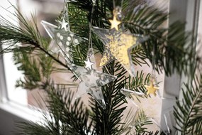 Závesná sklenená hviezda STARS
