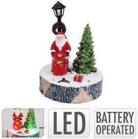 Set vianočných stánkov s LED, 4 ks 13 cm