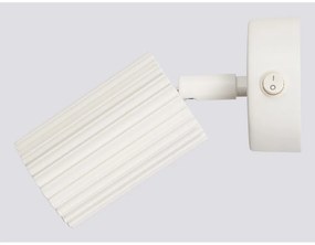 Krémovobiele bodové svietidlo 8x16 cm Gleam – Sollux