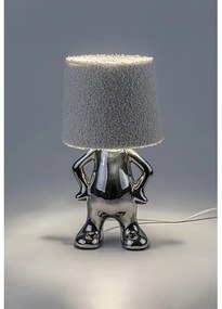 Rabalux 74216 - Stolná lampa SMURFY 1xE14/40W/230V lesklý chróm