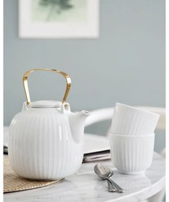 Biely porcelánový hrnček Kähler Design Hammershoi, 200 ml